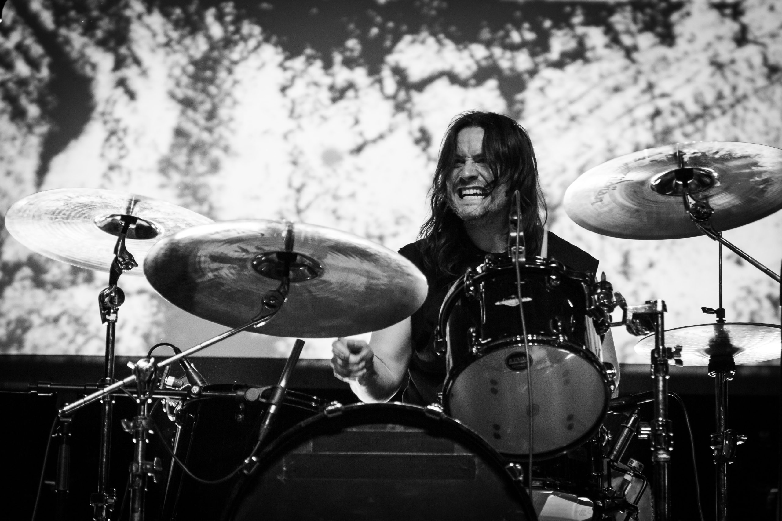 Ben Koller y su primera clinica de bateria d industria musical.